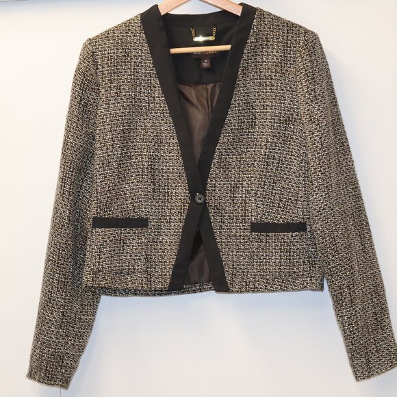 Dana Buchman Jacket One Button Front Sophisticated Jacket Women Size M - Picture 1 of 16